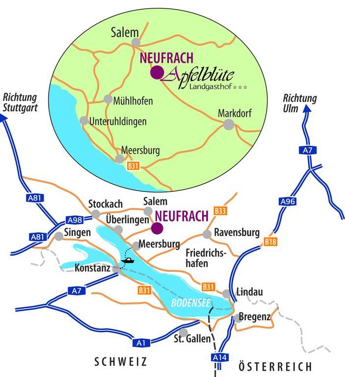 Apfelbluete Bed & Breakfast 8 Km Vom Bodensee Salem  Exterior photo